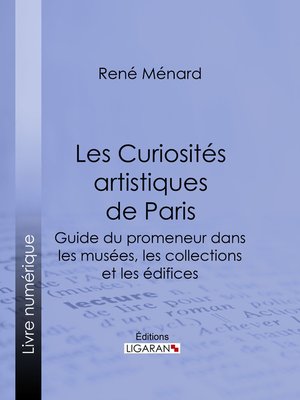 cover image of Les Curiosités artistiques de Paris